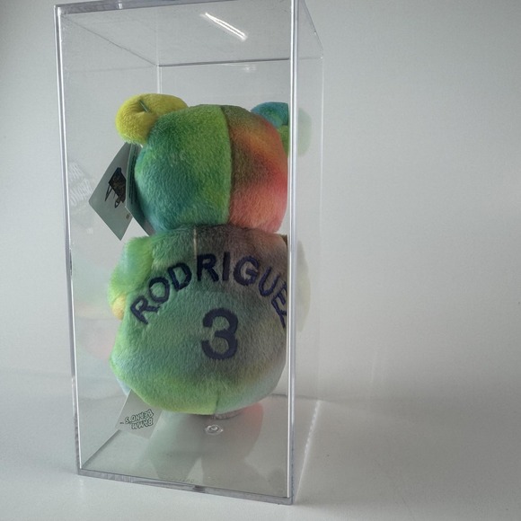 Vintage Bamm Beano's Alex Rodriguez #3 A-Rod Tie-Dye Bear Plush Case NY Yankees - Picture 3 of 4
